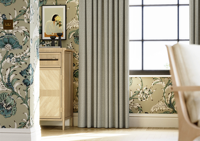 Soft Chevron, Brown - Made to Measure Curtains - Image 5